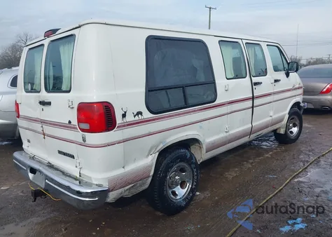 1996 Dodge Ram Van B2500 z USA, uszkodzony, nr VIN 2B6HB21Y7TK148912